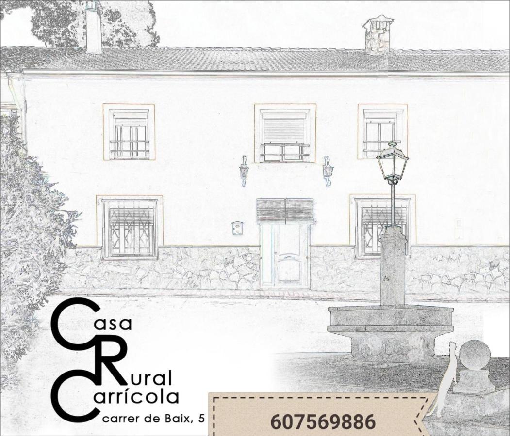 Casa Rural Carrícola Exteriör bild